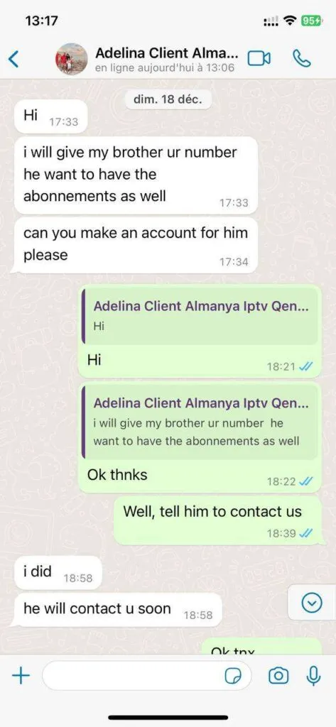 WhatsApp Customer Assistance Confirmation necrotv 5